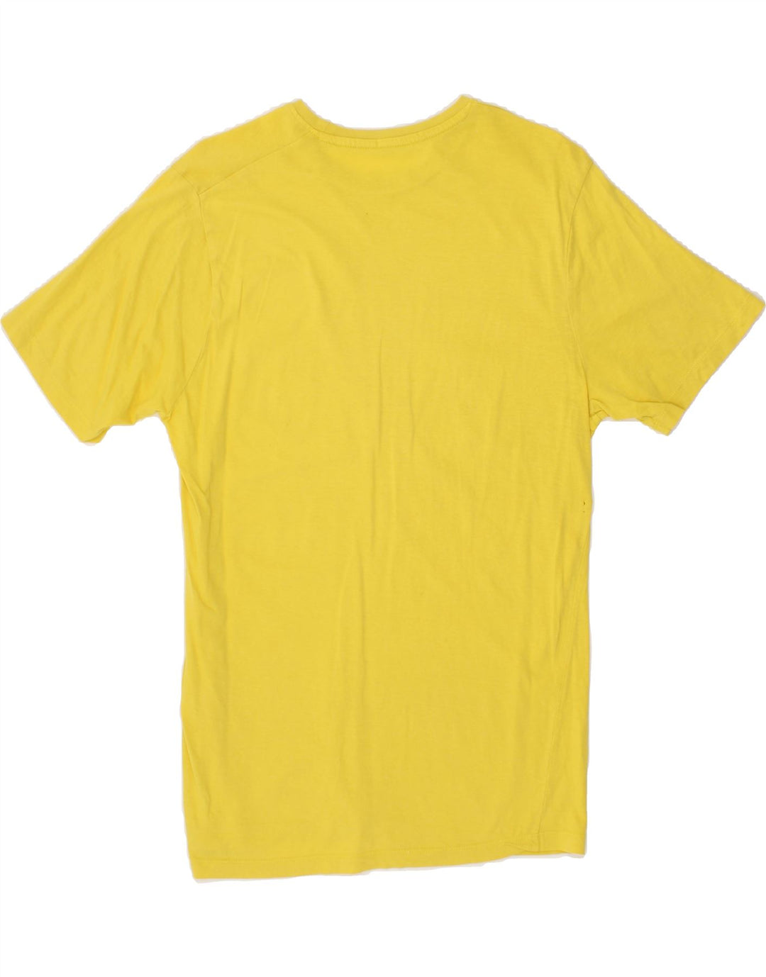 LIU JO Mens Graphic T-Shirt Top Medium Yellow Vintage Liu Jo and Second-Hand Liu Jo from Messina Hembry 