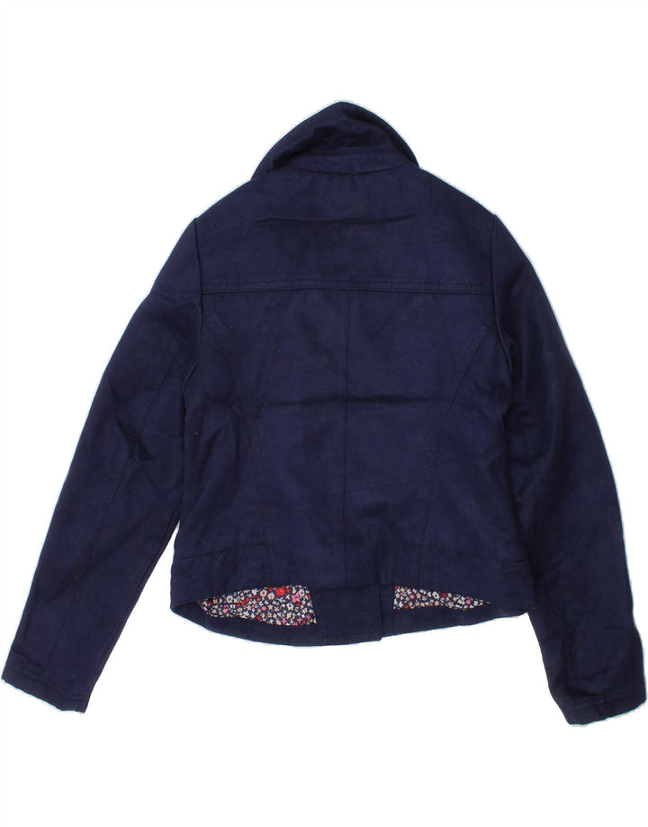 MICHAEL KORS Girls Bomber Jacket 7-8 Years Navy Blue Polyester Vintage Michael Kors and Second-Hand Michael Kors from Messina Hembry 