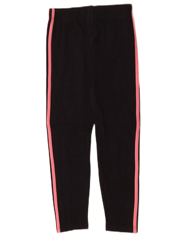 Adidas Mädchen-Leggings, 11–12 Jahre, schwarze Baumwolle