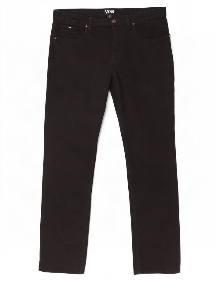 Vans Herren Slim Jeans W34 L32 Schwarze Baumwolle