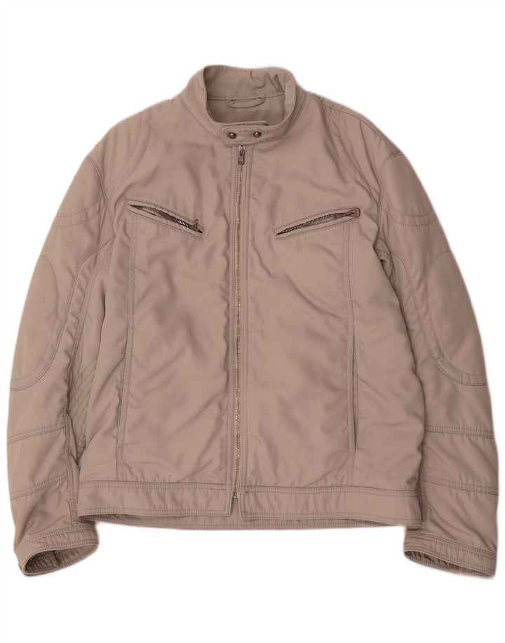 Hugo Boss Herren Bomberjacke UK 38 Medium Beige
