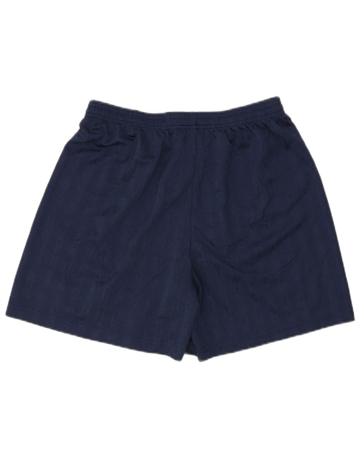 Umbro Herren-Sportshorts, groß, marineblau, gestreift, Polyester