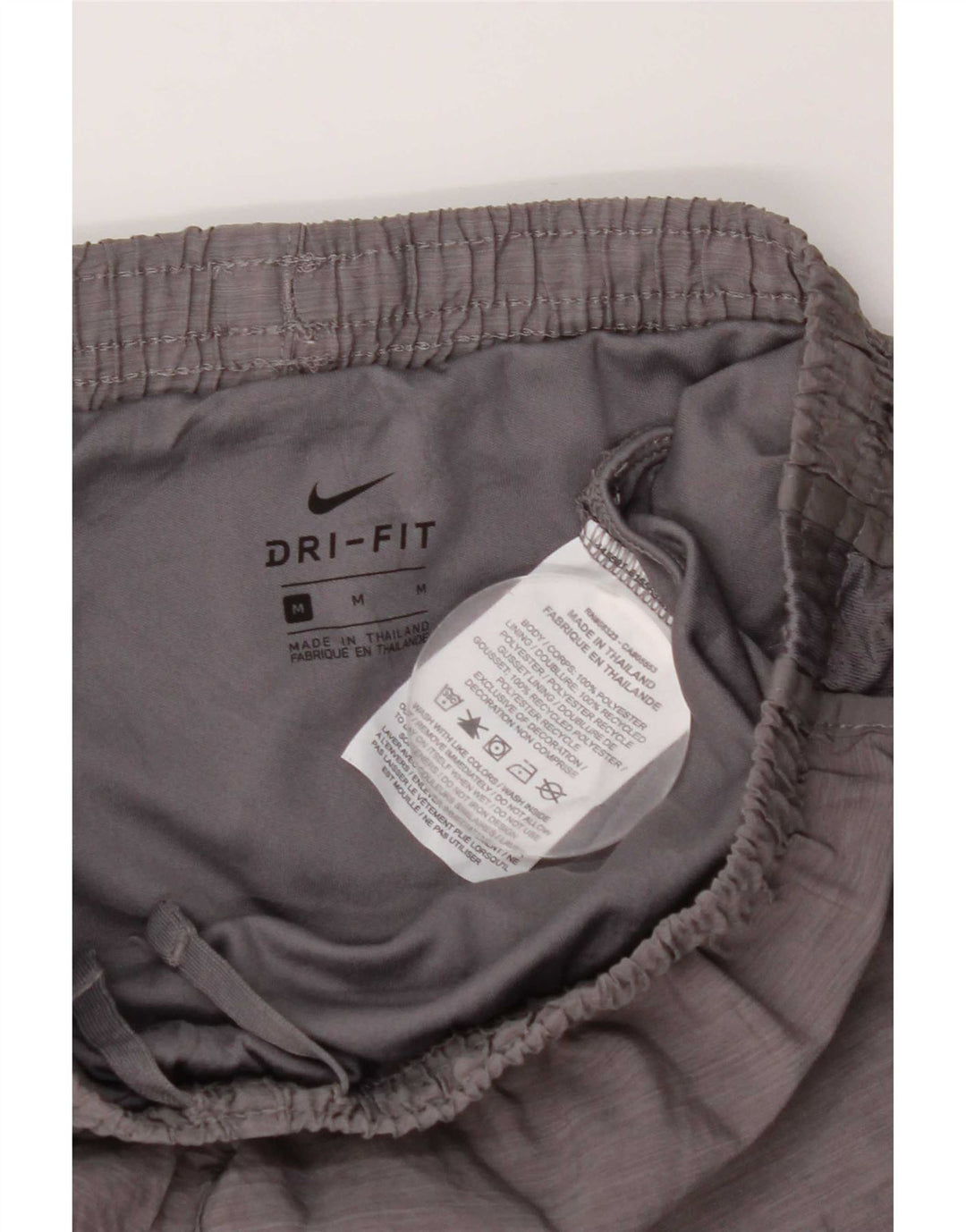 Nike Dri Fit Sportshorts für Mädchen, 10–11 Jahre, mittelgraues Polyester