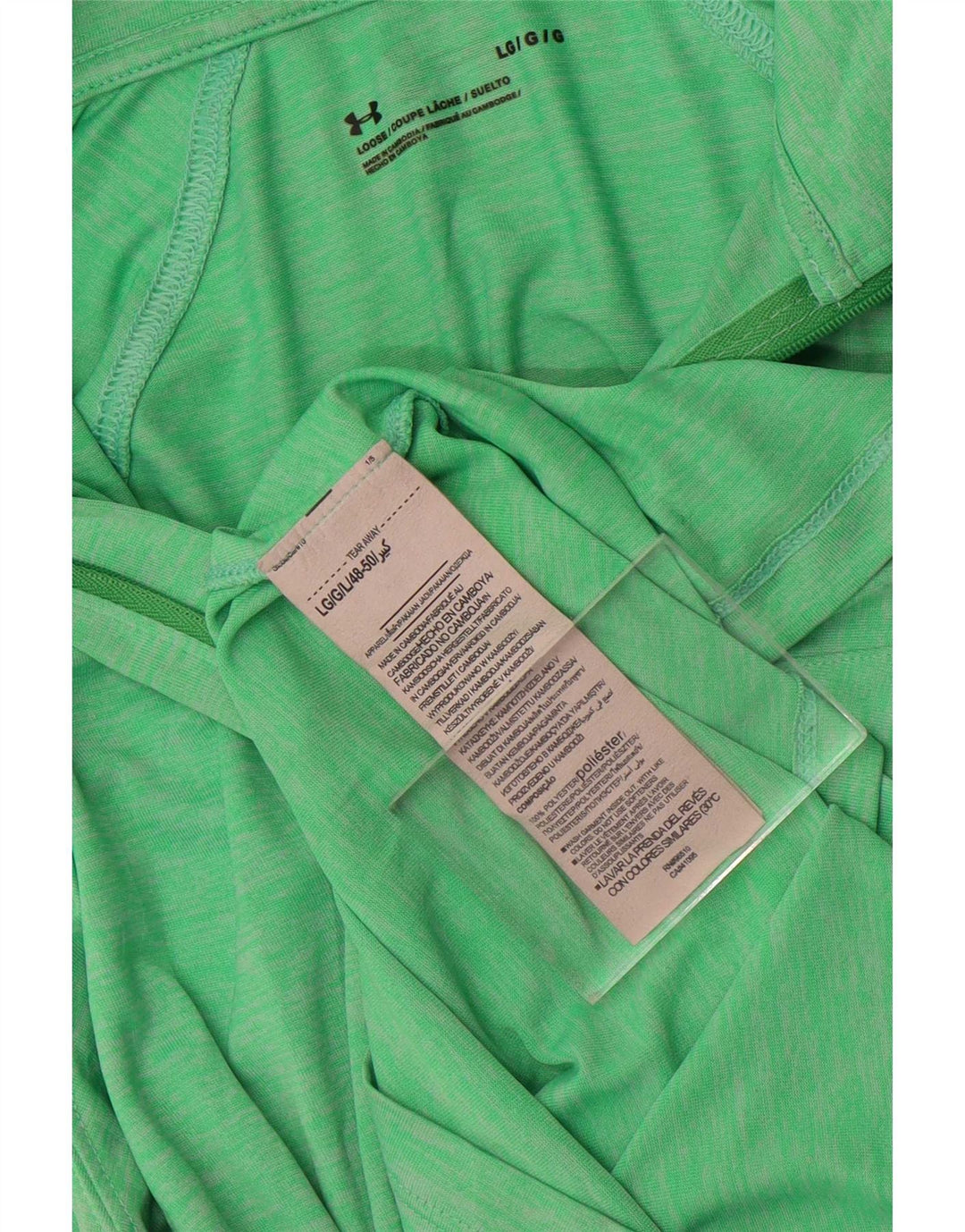 Under Armour Damen-Trainingsanzug mit grafischem Pullover, Gr. 14, Grün