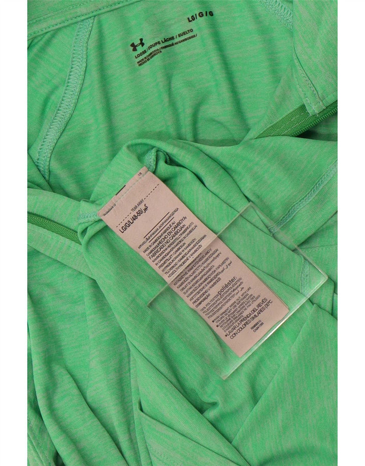 Under Armour Damen-Trainingsanzug mit grafischem Pullover, Gr. 14, Grün