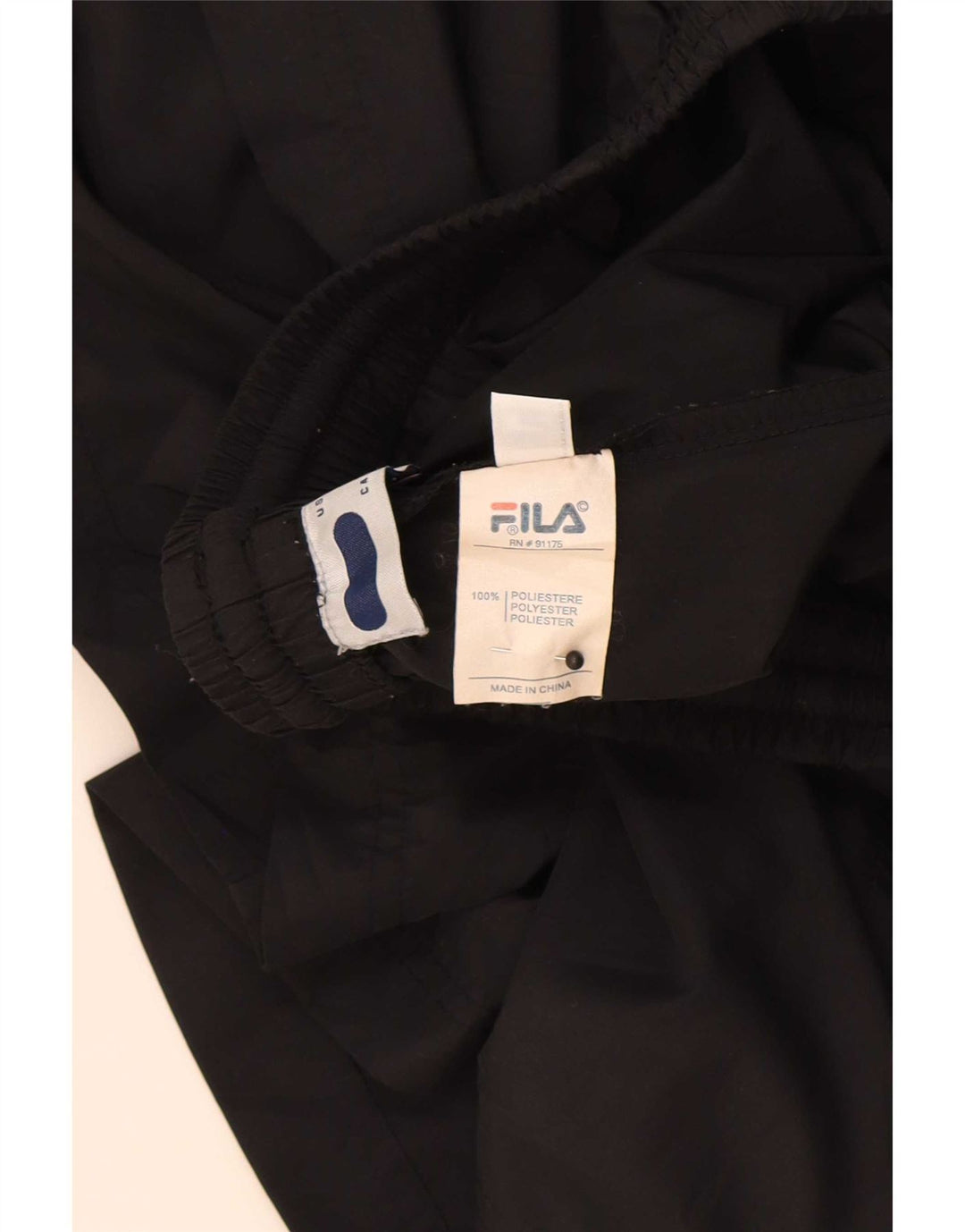 Fila Herren Sportshorts IT 56 XL Schwarz Colourblock Polyester