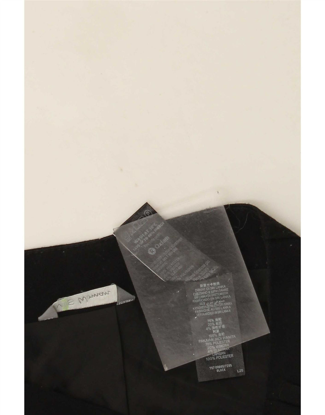 Marks & Spencer Damen Minirock UK 12 Medium W30 Schwarz Polyester