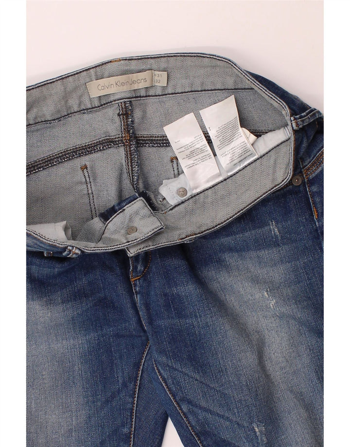 CALVIN KLEIN Womens Slim Jeans W31 L32 Blue Cotton Vintage Calvin Klein and Second-Hand Calvin Klein from Messina Hembry 