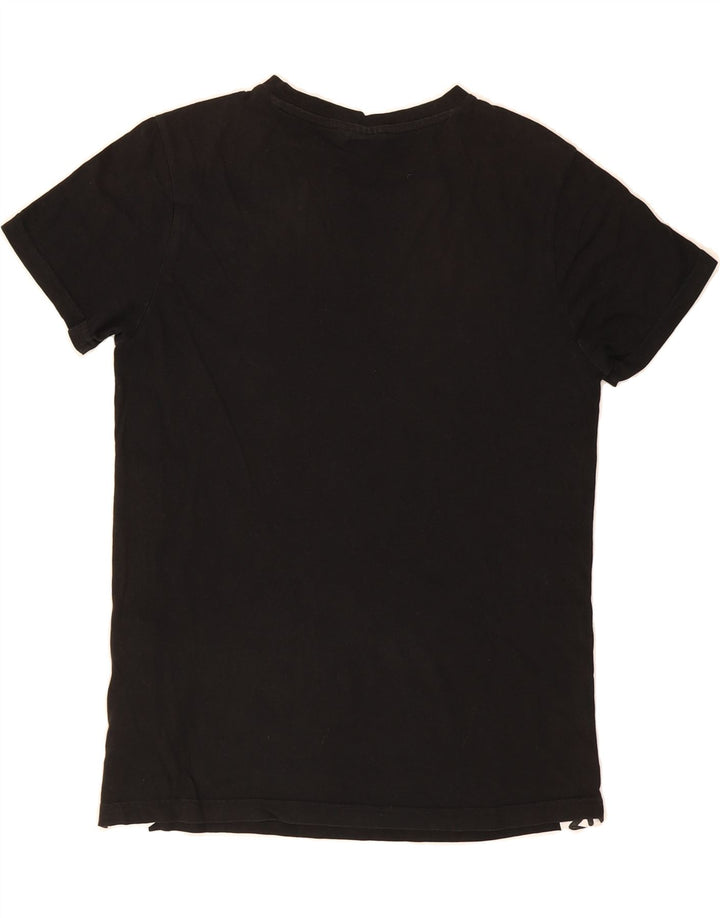 FILA Mens Graphic T-Shirt Top Small Black Cotton Vintage Fila and Second-Hand Fila from Messina Hembry 