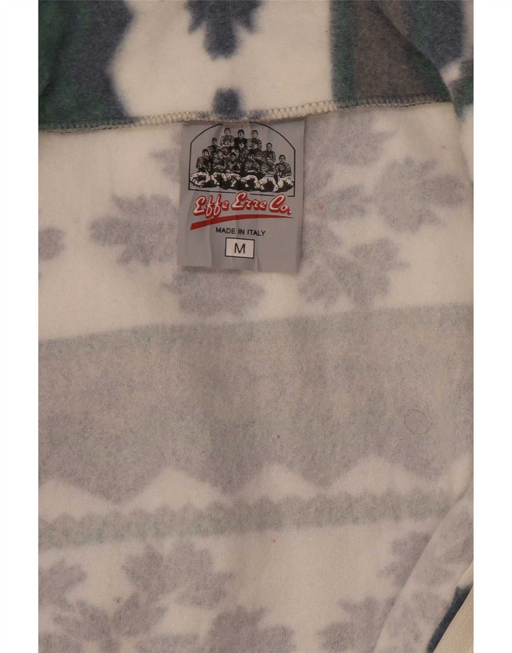 Vintage Herren Fleecejacke UK 38 Medium Mehrfarbig Fair Isle