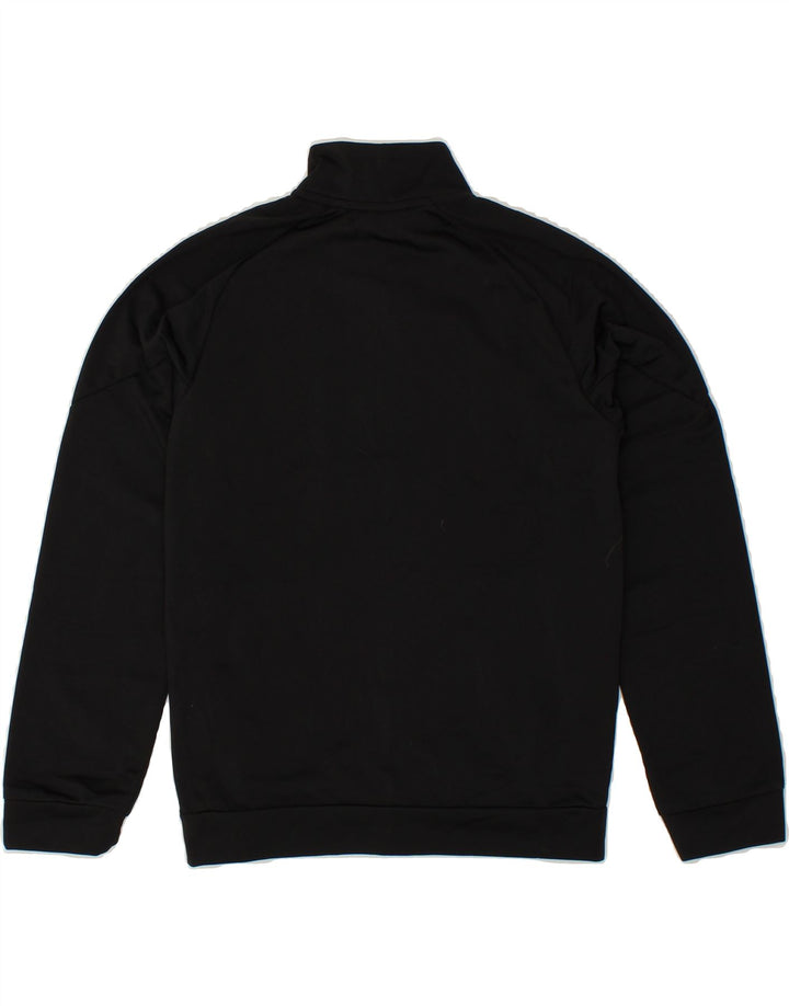 PUMA Boys Graphic Tracksuit Top Jacket 11-12 Years Black Polyester Vintage Puma and Second-Hand Puma from Messina Hembry 