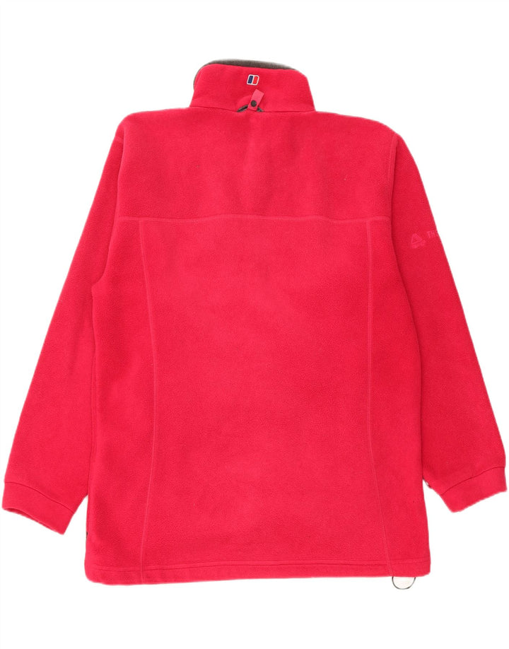 BERGHAUS Damen Polartec Übergroße Fleecejacke UK 14 Large Pink