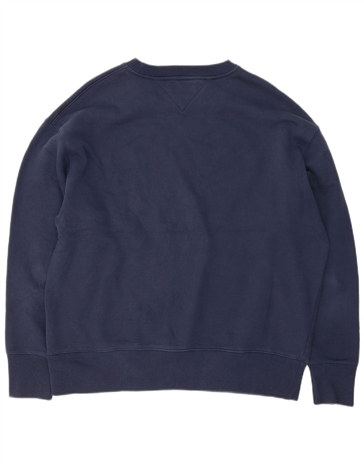 TOMMY HILFIGER Herren Sweatshirt Pullover 2XL Marineblau Baumwolle