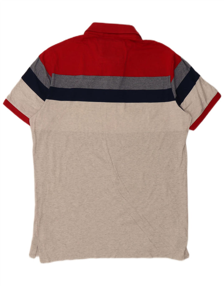 Superdry Herren-Poloshirt XL, mehrfarbig, Colourblock-Baumwolle