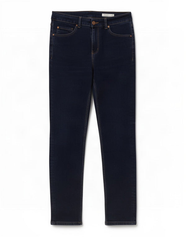 Marks & Spencer Damen The Ivy Slim Jeans UK 12 Medium W30 L27 Marineblau