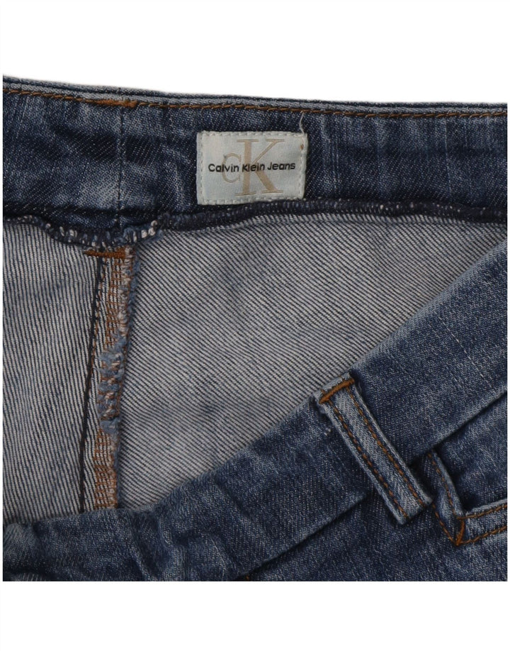 Calvin Klein Jeans Damen Bootcut Jeans W30 L29 Blau Klassisch