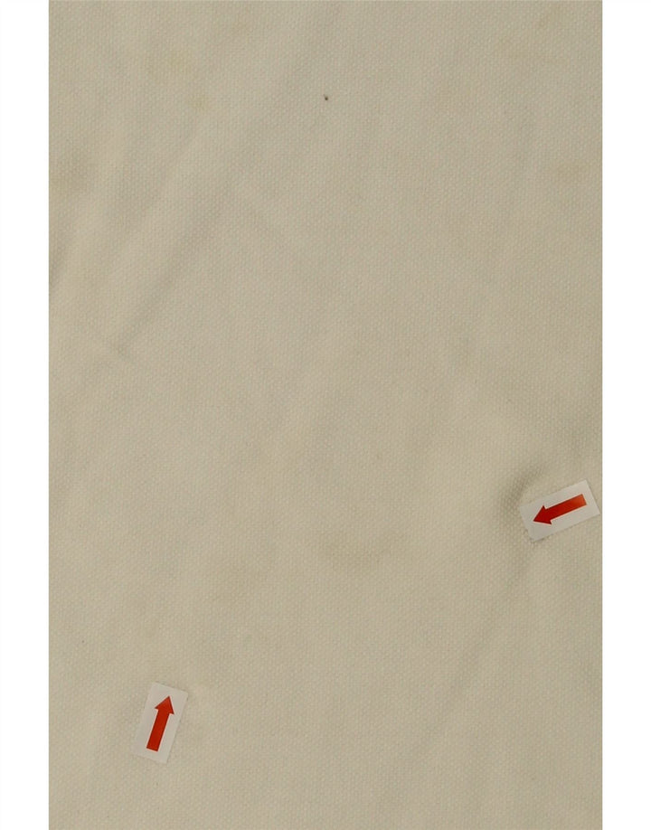 KAPPA Mens Polo Shirt Medium Off White Vintage Kappa and Second-Hand Kappa from Messina Hembry 