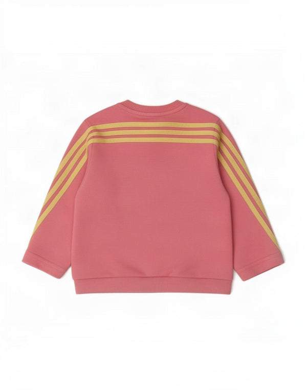 Adidas Baby-Mädchen-Sweatshirt mit Disney-Grafik, 9–12 Monate, rosa Baumwolle