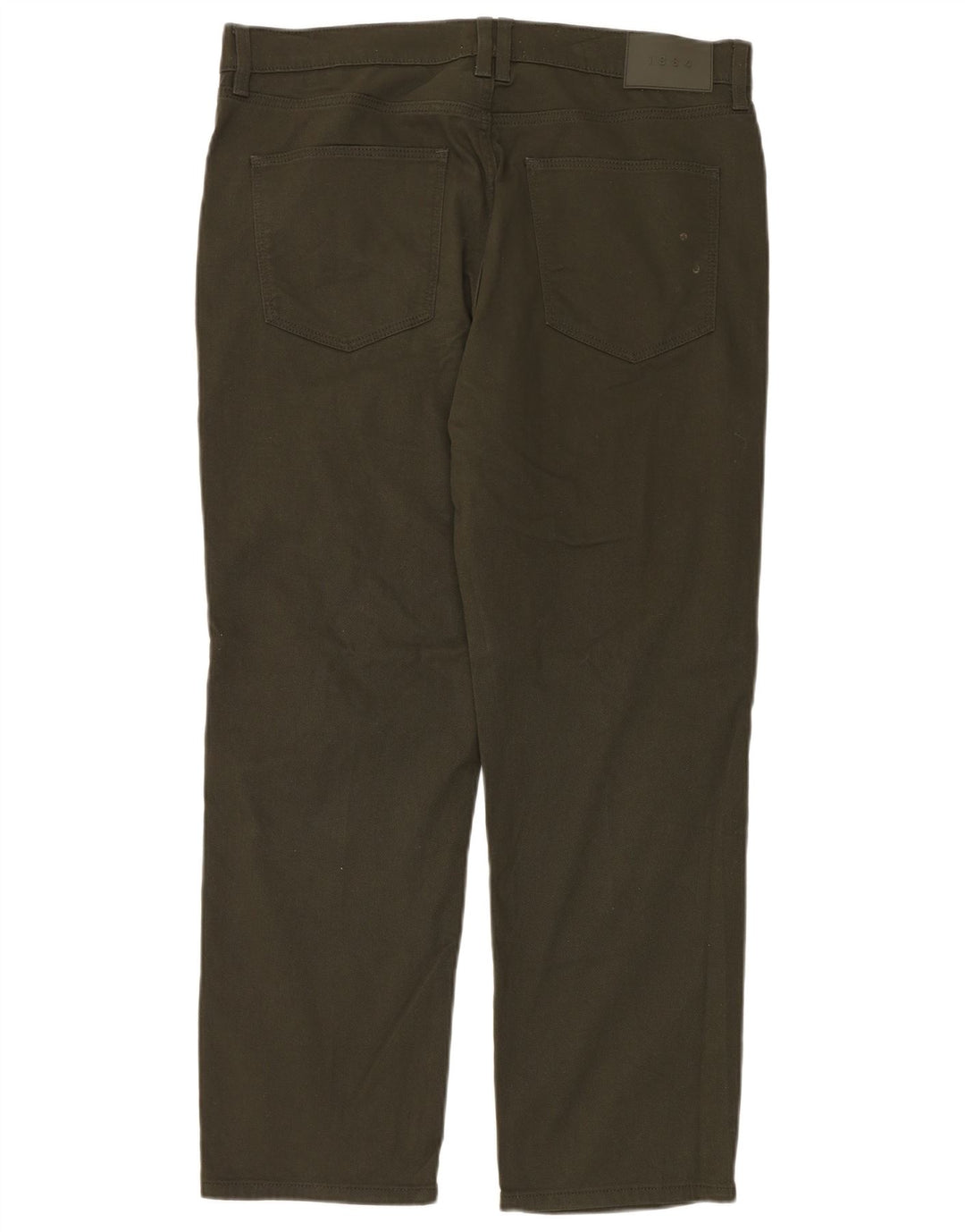 Marks & Spencer Herren Straight Jeans W36 L29 Khaki Baumwolle