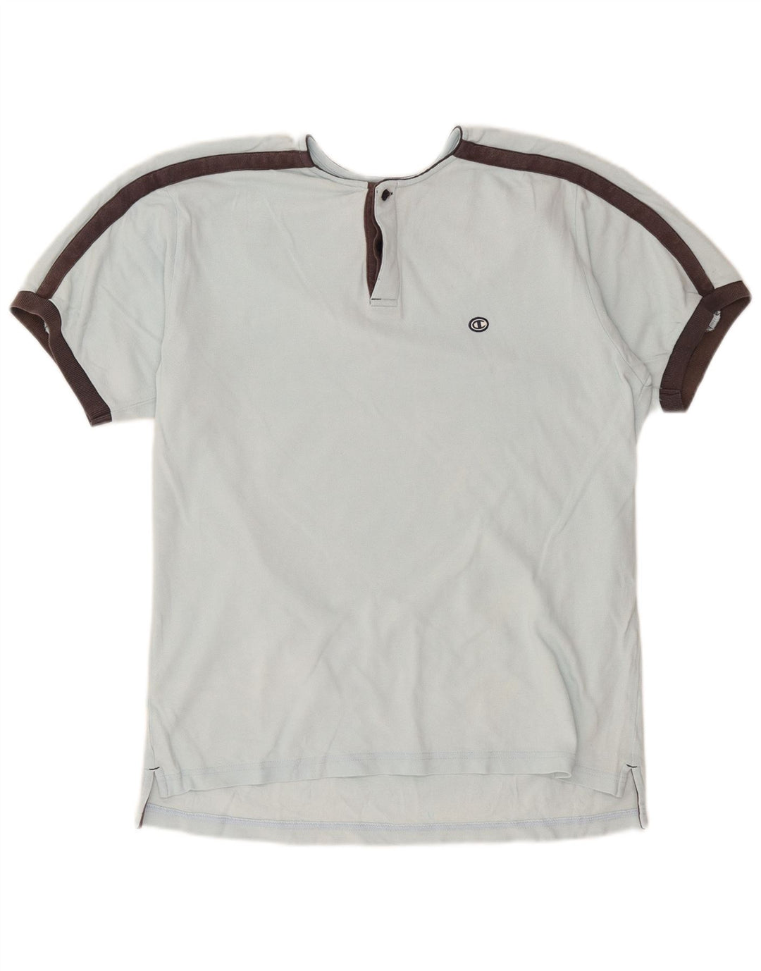 Champion Herren T-Shirt Top Large Blau Colourblock