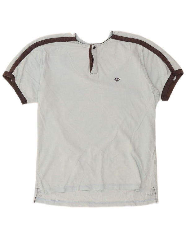 Champion Herren T-Shirt Top Large Blau Colourblock
