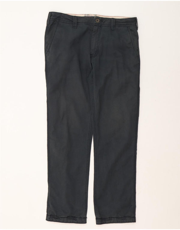 Fat Face gerade Chino-Hose für Herren, W34, L31, graue Baumwolle