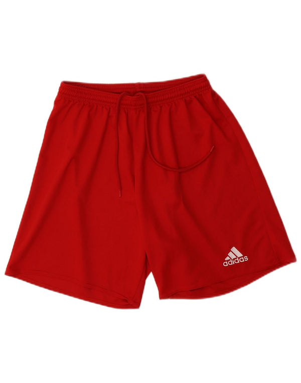 Adidas Herren Climalite Sport Shorts Mittelrotes Polyester
