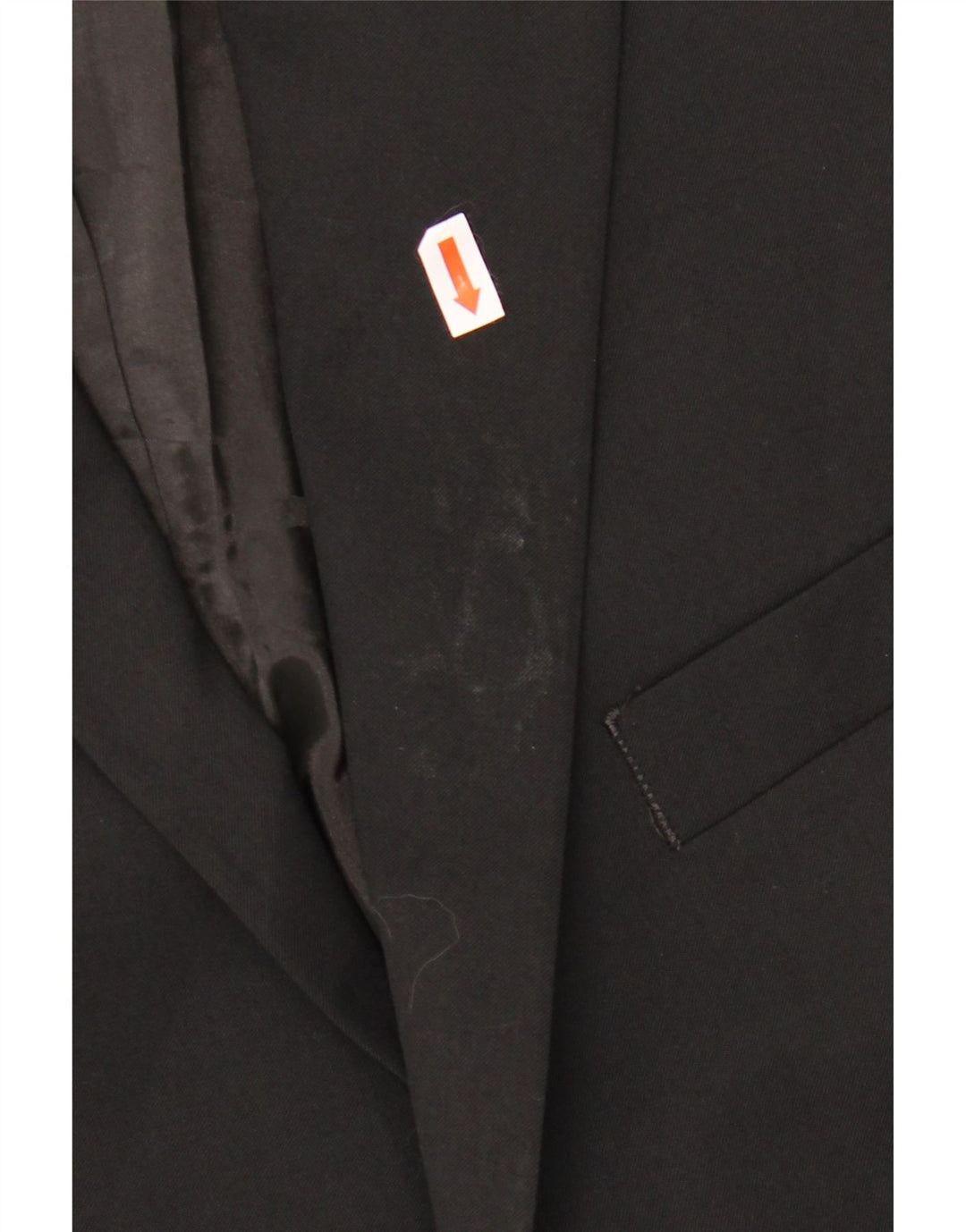 Chaps Herren-Blazer mit 2 Knöpfen, UK 42, XL, schwarze Wolle