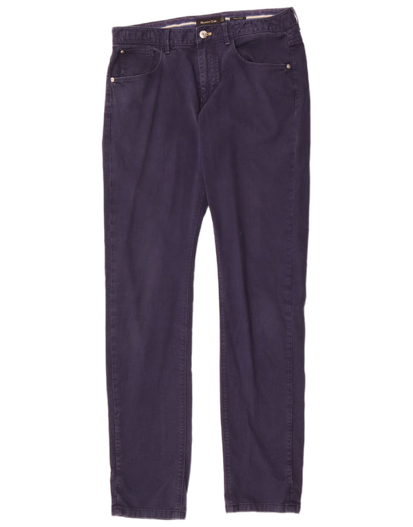 Massimo Dutti Herren Slim Freizeithose EU 40 Medium W31 L34 Marineblau