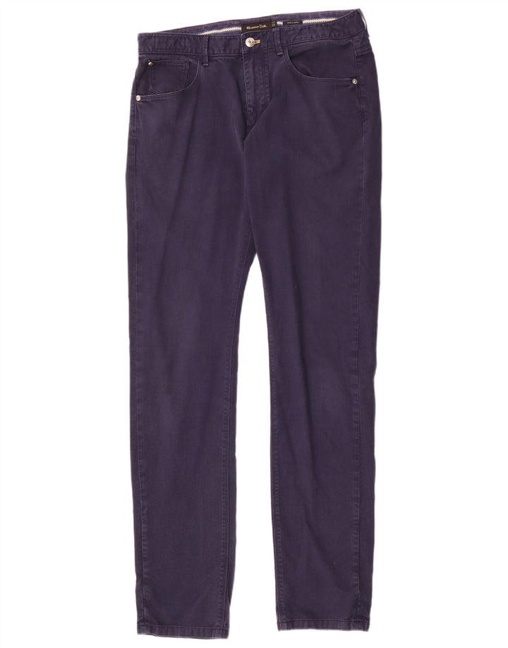 Massimo Dutti Herren Slim Freizeithose EU 40 Medium W31 L34 Marineblau