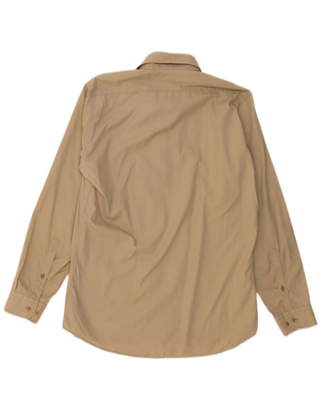 Marlboro Classics Slim-Fit-Hemd für Herren, Größe L, Beige, Baumwolle