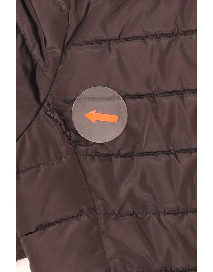 Joules Wattierter Damenmantel UK 14 Large Brown Polyester