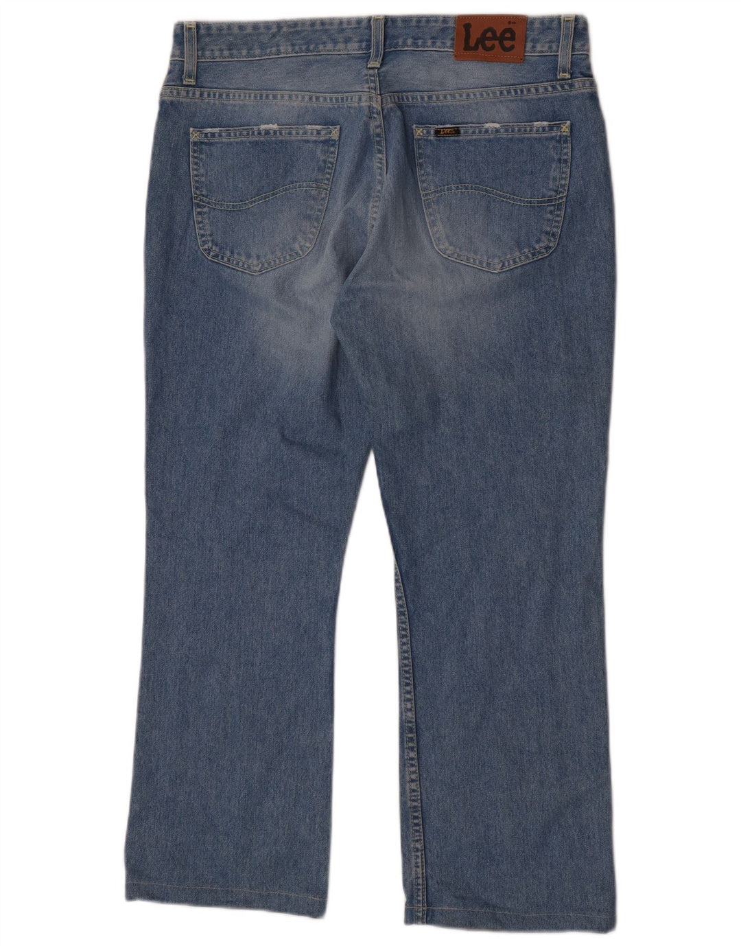 Lee Damen Cameron Bootcut Jeans W34 L27 Blaue Baumwolle