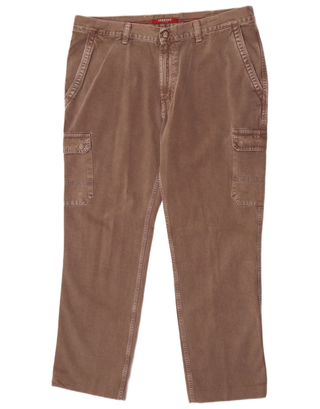 Carrera Herren-Cargohose mit normaler Passform, B40 L30, braune Baumwolle