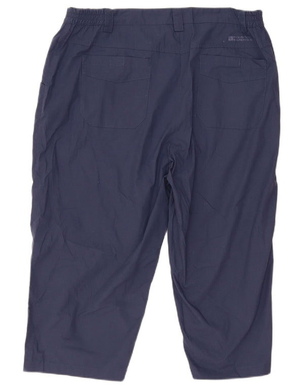 Mountain Warehouse Capri-Hose für Damen, UK 16, Größe L, W36, L19, Marineblau