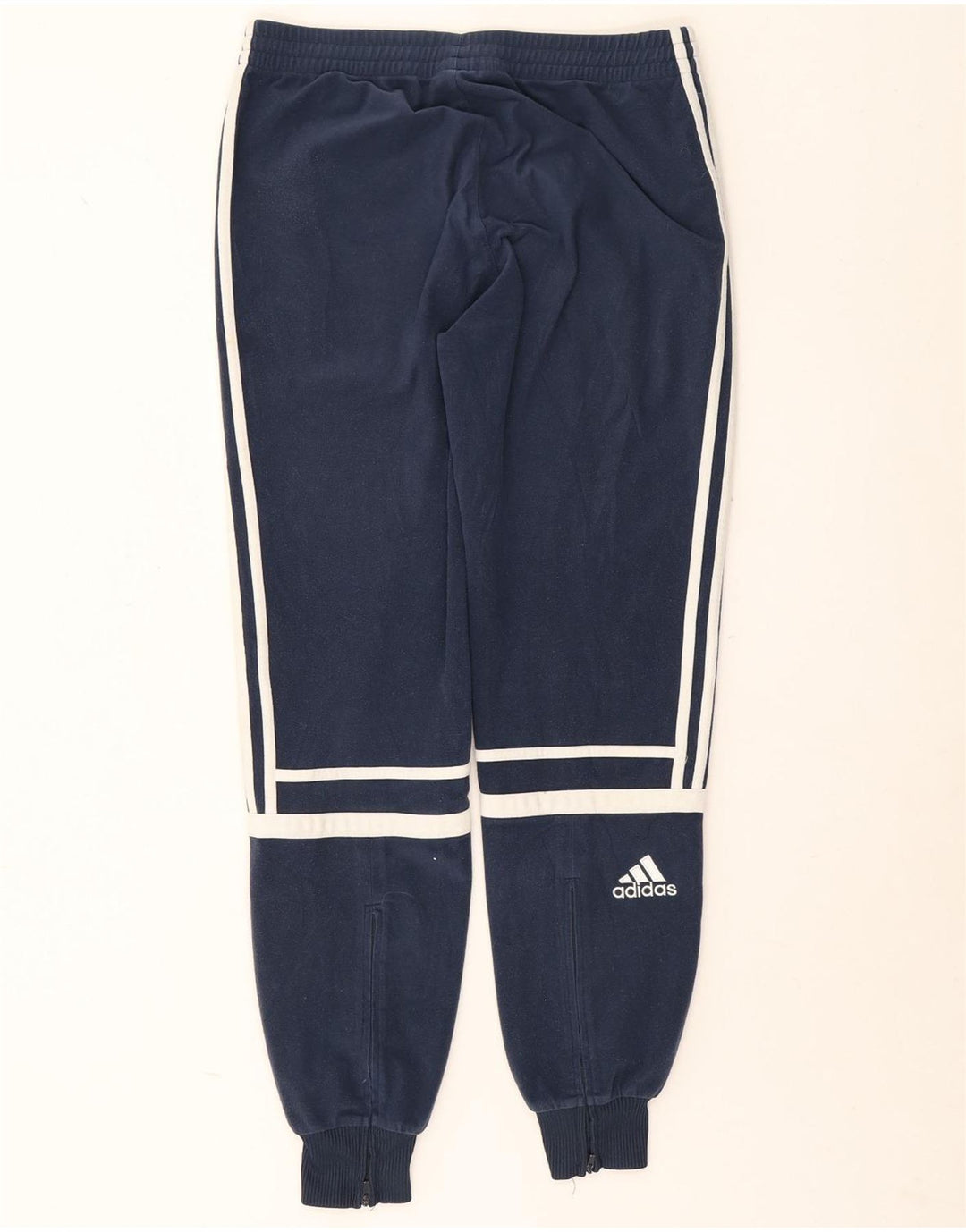 Adidas Herren-Trainingshose, Jogginghose, mittelgroß, Marineblau, Farbblock