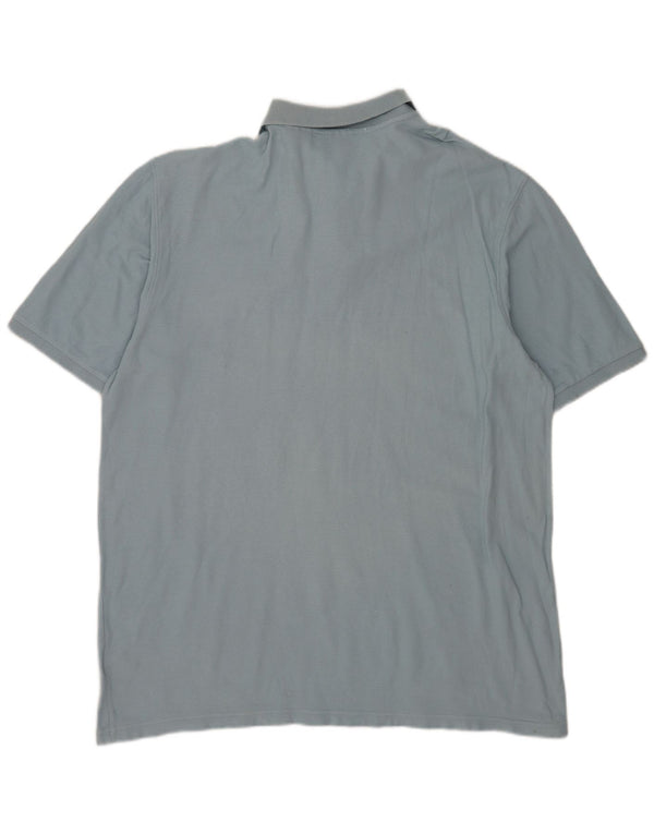 Fila Herren Poloshirt 2XL Blau Baumwolle