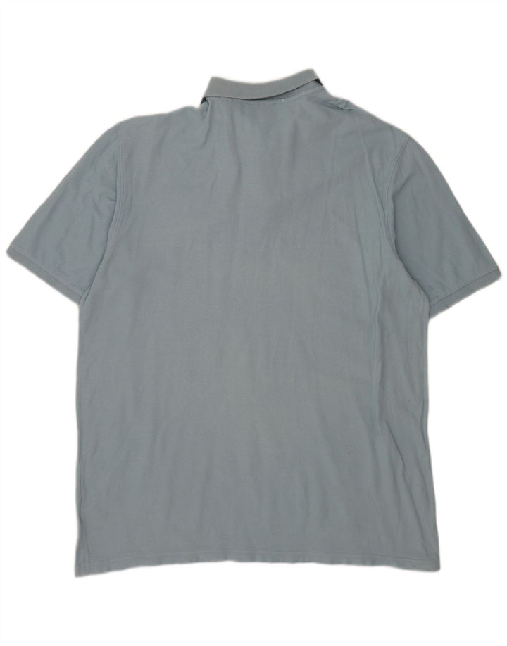 Fila Herren Poloshirt 2XL Blau Baumwolle