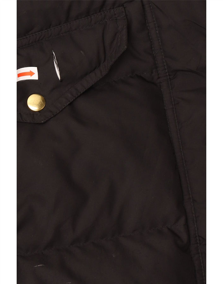 J. CREW Womens Padded Coat UK 6 XS Black Polyester Vintage J. Crew and Second-Hand J. Crew from Messina Hembry 