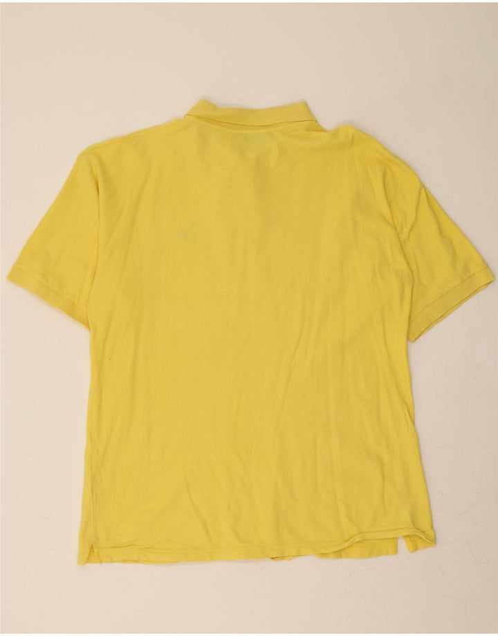 VALENTINO Mens Polo Shirt Large Yellow Cotton Vintage Valentino and Second-Hand Valentino from Messina Hembry 