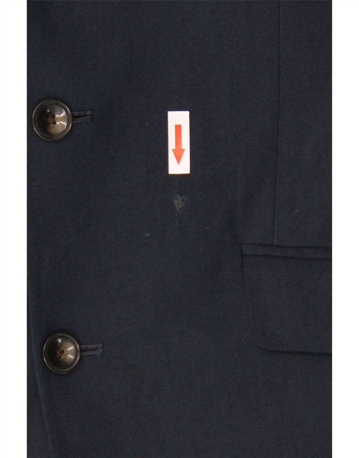 Marks & Spencer Herren-Slim-Blazer mit 2 Knöpfen, Gr. 38, Mittelmarineblau