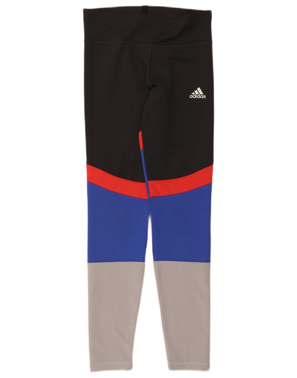 Adidas Climalite-Leggings für Mädchen, 14–15 Jahre, mehrfarbig, Farbblock