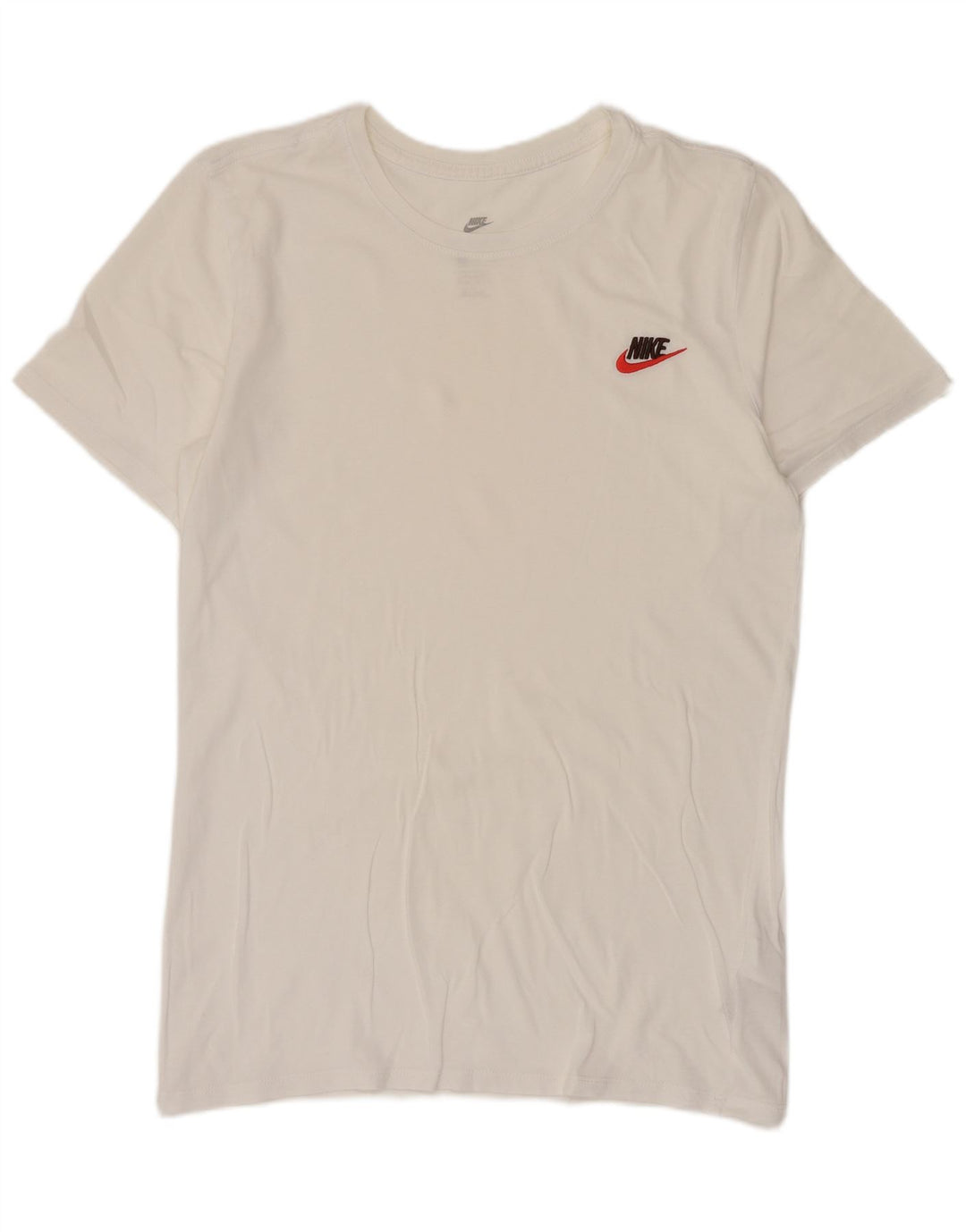 Nike Herren T-Shirt Top Small aus weißer Baumwolle