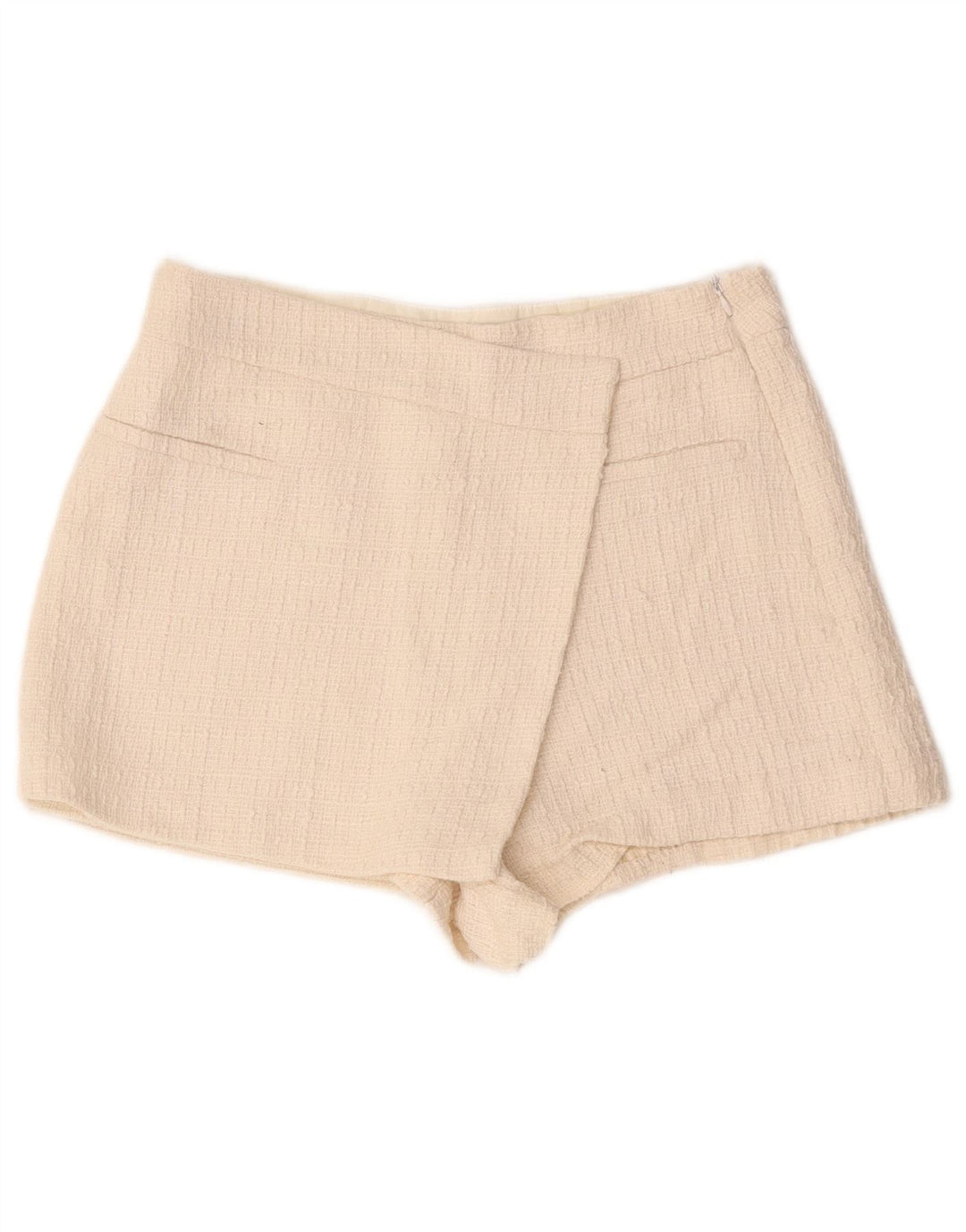 Zara Damen Freizeitshorts Medium W28 Weiß