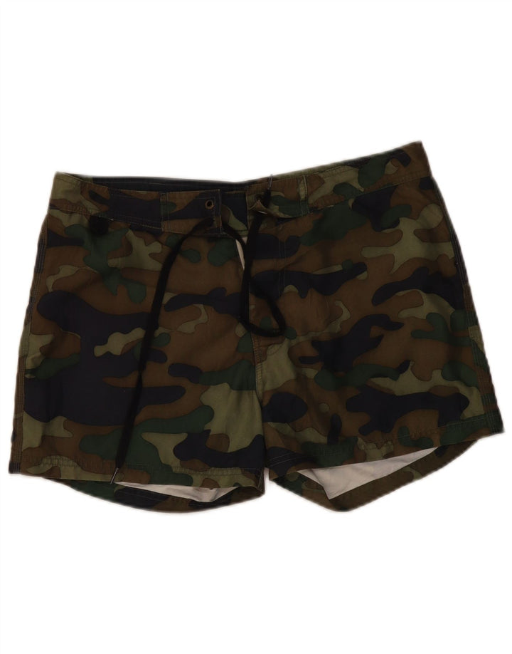 Sundek Herren Badeshorts Medium Khaki Camouflage Polyester