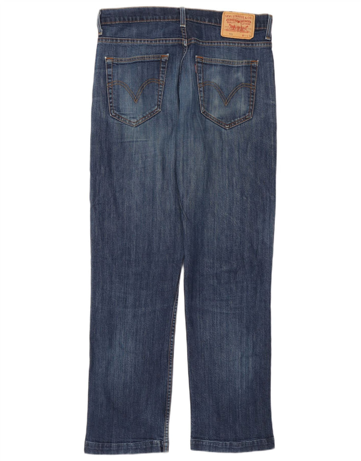 Levi's Damen 752 Straight Jeans W33 L31 Blaue Baumwolle