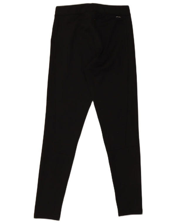 Adidas Damen Climalite Leggings UK 12/14 Medium Schwarz Polyester