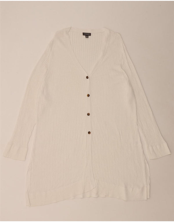Marks & Spencer Damen Autograph Longline Cardigan Pullover UK 20 2XL Weiß