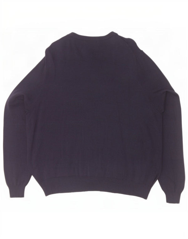 Marks & Spencer Damen-Cardigan-Pullover UK 22 3XL Marineblaue Viskose