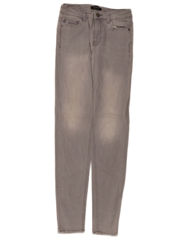 Marks & Spencer Damen Autograph Skinny Jeans UK 6 XS W24 L30 Grau Modal